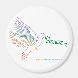 World Peace Dove Magnet