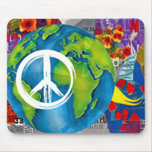 World Peace Mouse Pad Mousepad