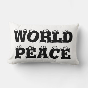 WORLD PEACE Throw Kissen
