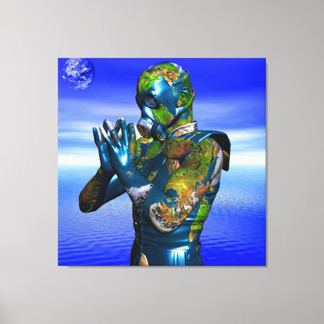 World Pollution Leinwanddruck (Vorderseite)