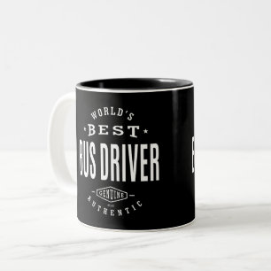 World’s Best Bus Driver Zweifarbige Tasse