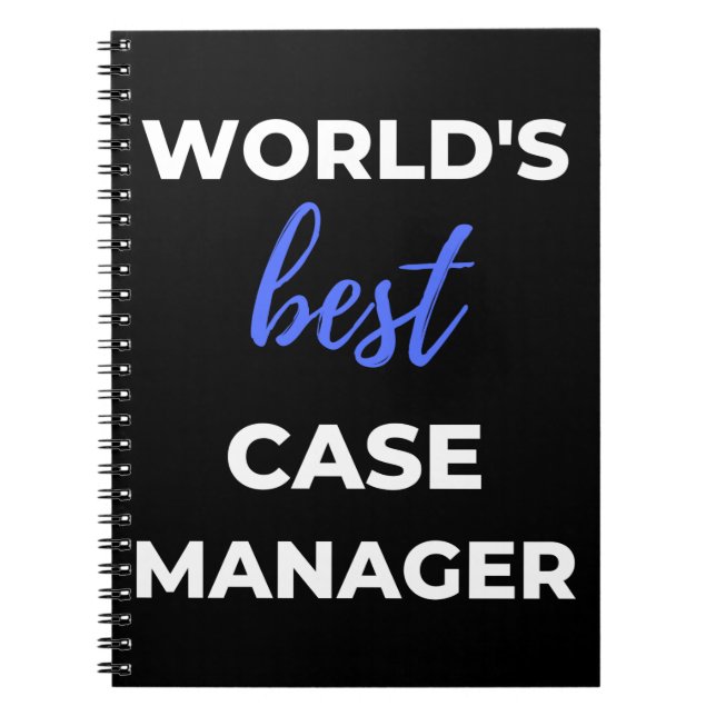 World’s Best Case Manager Notizblock (Vorderseite)