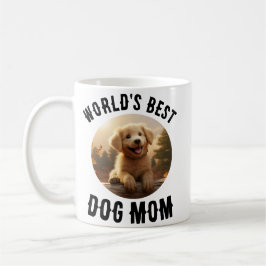 World’s Best Dog Mom | Custom Pet Photo Frame Mug Kaffeetasse