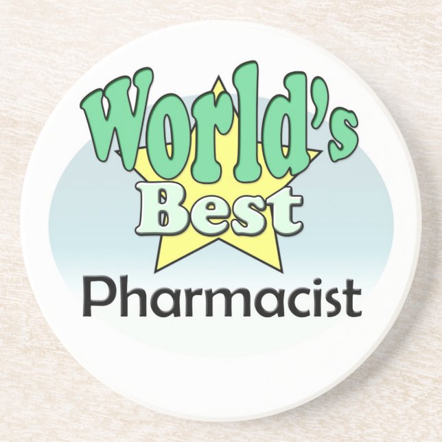 World’s best Pharmacist Getränkeuntersetzer (Vorne)