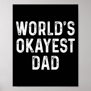 World&# s der beste Vater Funny Vaters Day Gesche Poster
