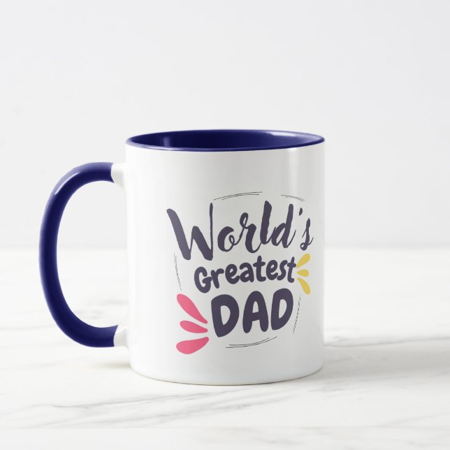 World’s Greatest Dad Coffee Mug  (Gauche)