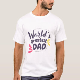 World’s Greatest Dad Minimalist T-Shirt