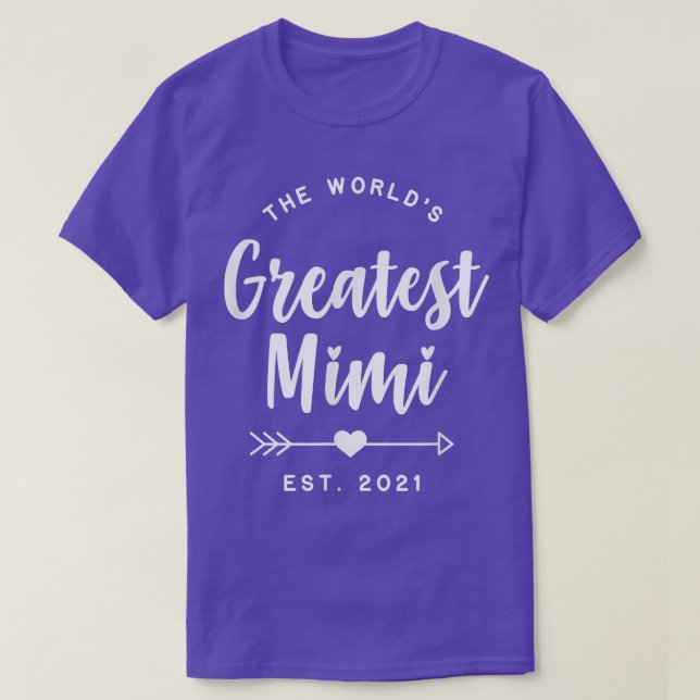 World’s Greatest Mimi Est T-Shirt (Design vorne)