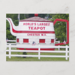 World’s Largest Teapot Postkarte