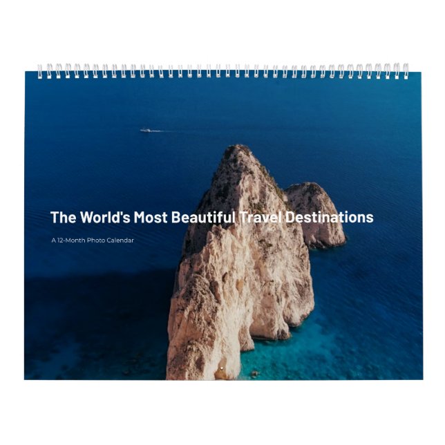 World’s Most Beautiful Scenic Travel Destinations  Kalender (Titelbild)