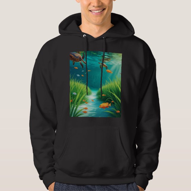 World Sea grass Day Hoodie (Vorderseite)