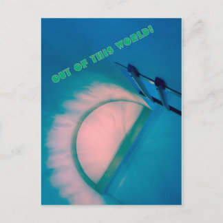 World space sky heavens Out of This World Postkarte