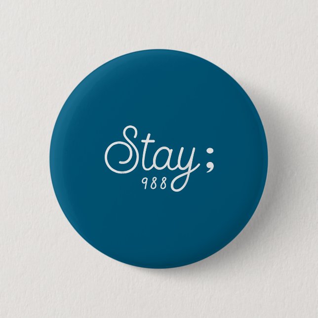 World Suicide Prevention Awareness Day Men Women S Button (Vorderseite)