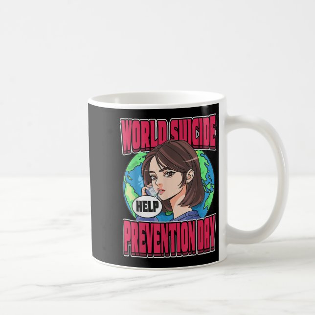 World Suicide Prevention Day Awareness September 1 Kaffeetasse (Rechts)