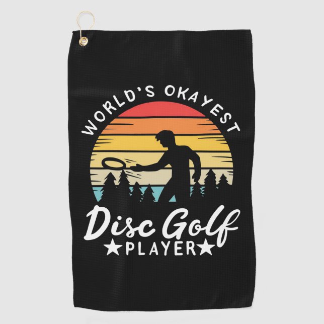 World Token Golf Player Golfhandtuch (Vorderseite)