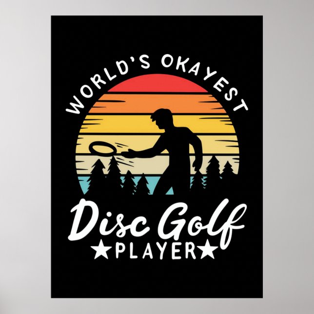 World Token Golf Player Poster (Vorne)