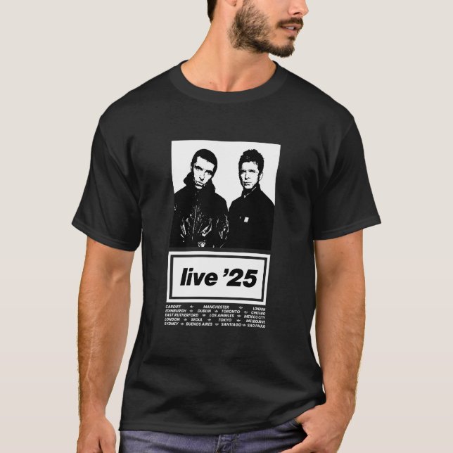 World Tour - Oasis Reunion Live 2025 T-Shirt (Vorderseite)