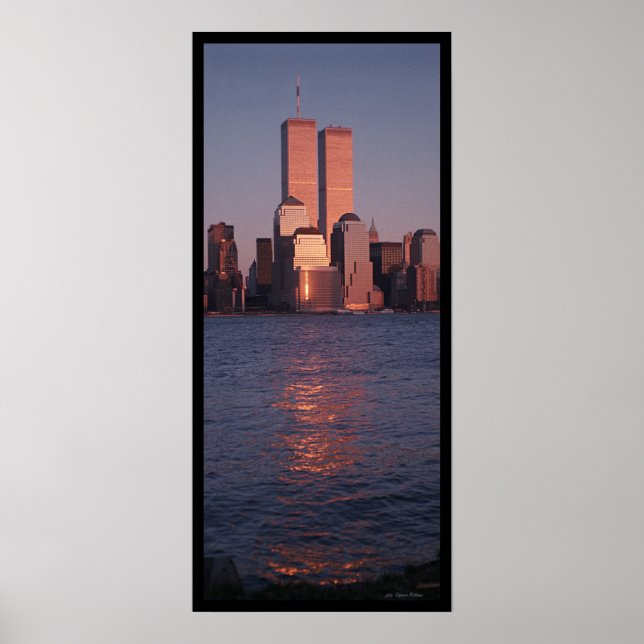 World Trade Center in Sunset Poster (Vorne)