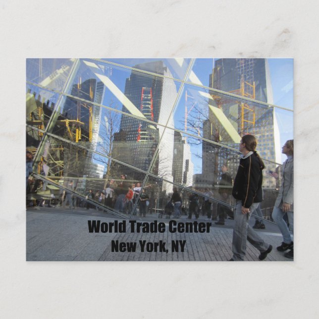 World Trade Center, NY Postkarte (Vorderseite)