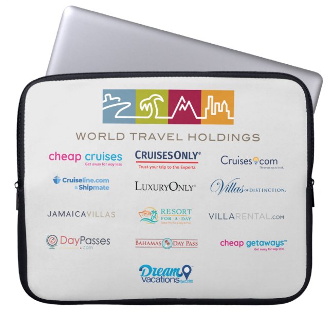World Travel Holdings - Alle Marken - Laptop-Sieb Laptopschutzhülle (Vorderseite)