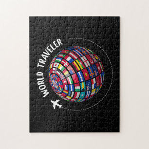 World Traveller Map, World Flags Traveller, Land