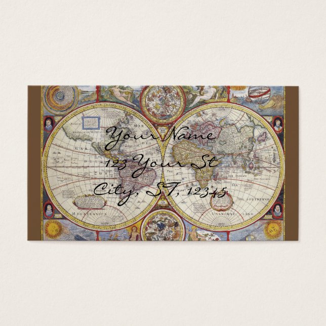 World Traveller Vintag Map Thunder_Cove (Vorderseite)