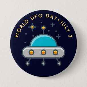 World UFO Day Button