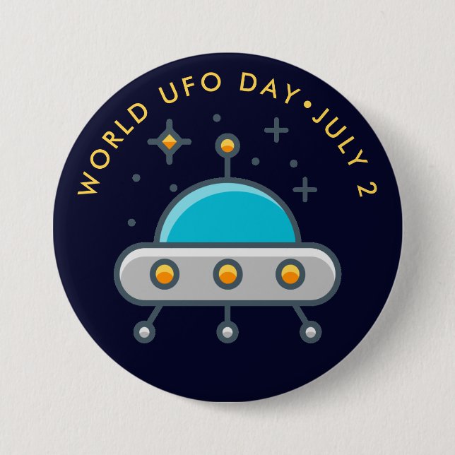 World UFO Day Button (Vorderseite)