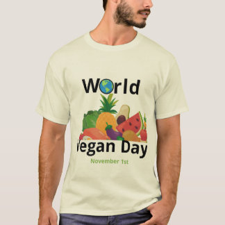 World Vegan Day T-Shirt Design