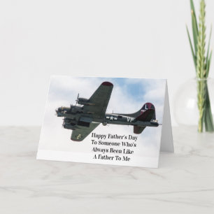 World Wat II Aircraft Vatertag Card Karte