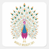 WORLD WILDLIFE DAY Sticker