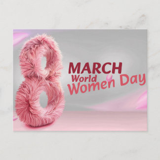 world woman day postkarte