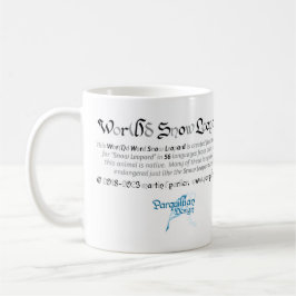 World Word Snow Leopard-Tasse Kaffeetasse