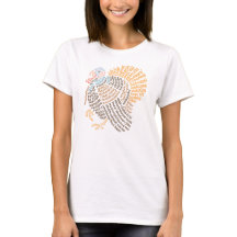 World Word Wild Turkey T - Shirt
