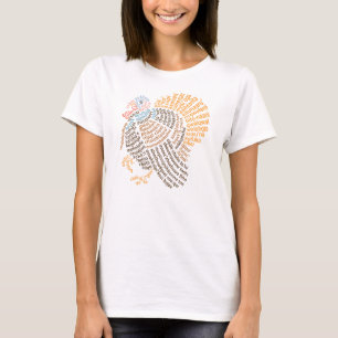 World Word Wild Turkey T - Shirt