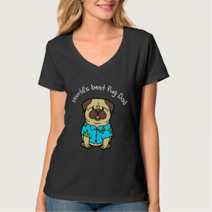 world&x27; der beste Mops Papa Classic T - Shirt 2