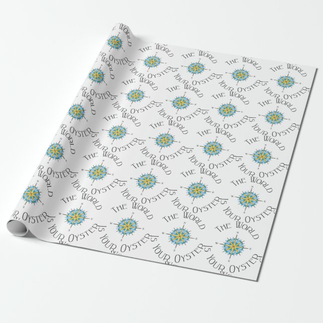 World Your Oyster Geschenkpapier (Ungerollt)