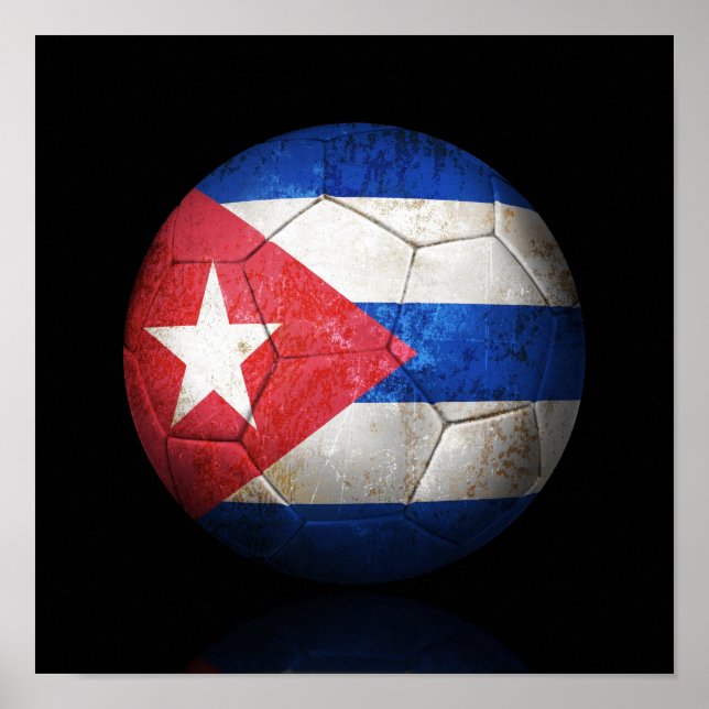 Worldan Flag Football Soccer Ball Poster (Vorne)