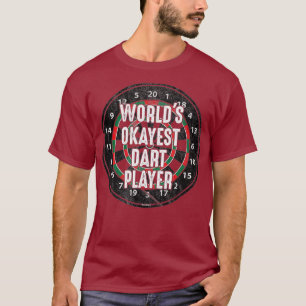 WorldKeyest Dart Player Darts Dartboard Arrow T-Shirt