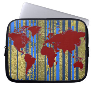 Worldmap Laptopschutzhülle