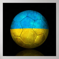Worldof Ukrainian Flag Football Soccer Ball