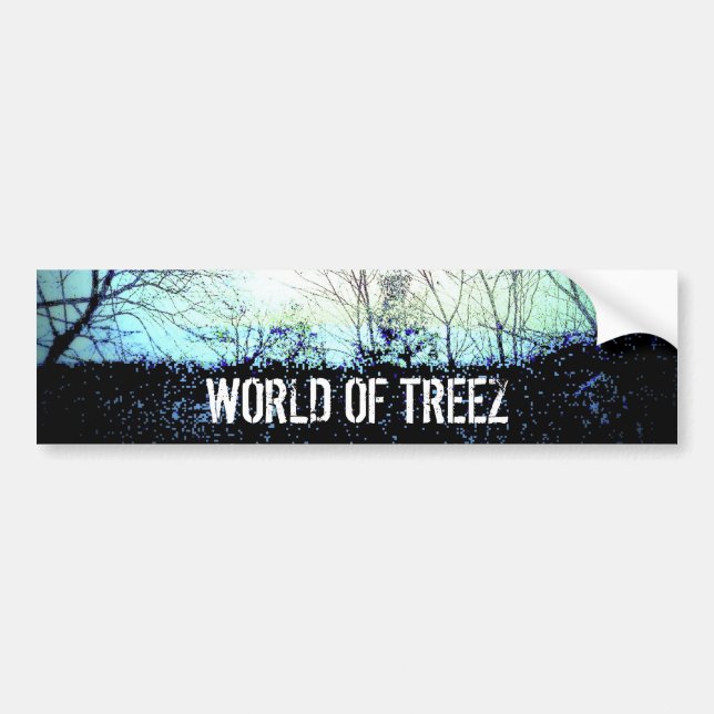 worldoftreez Autoaufkleber (Vorne)