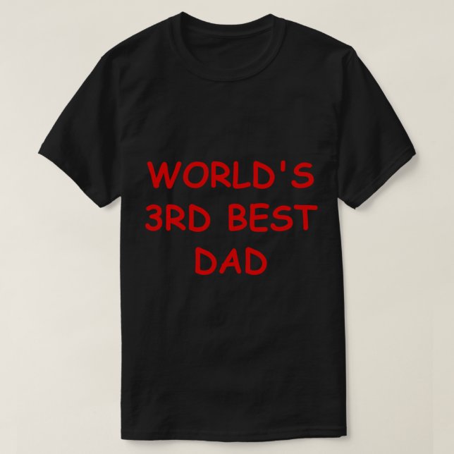 Worlds3rdBestDad(BojackHorseman) T-Shirt (Design vorne)