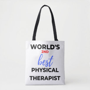World's 2nd Best Physical Therapist 2 Tasche