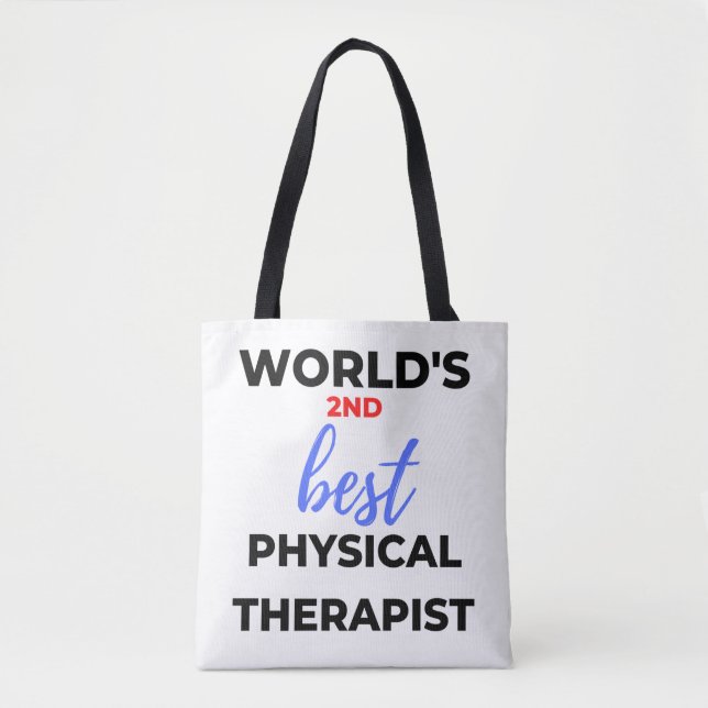 World's 2nd Best Physical Therapist 2 Tasche (Vorderseite)