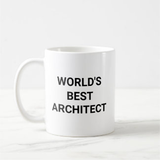 Worlds Best Architect Funny Career Coworker Gift Kaffeetasse