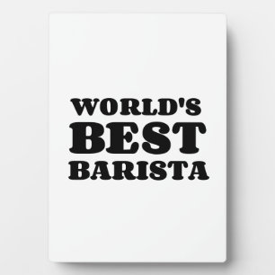 WORLD'S BEST BARISTA FOTOPLATTE
