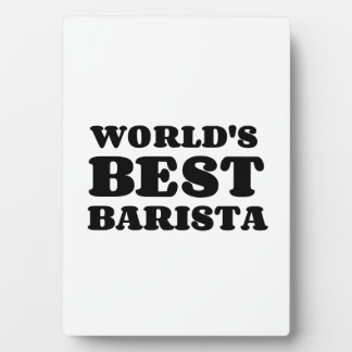 WORLD'S BEST BARISTA FOTOPLATTE