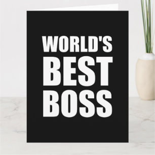 Worlds Best Boss Karte