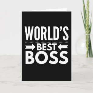 Worlds Best Boss Karte
